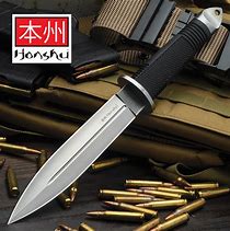 Image result for Tactical Knife Double Sided