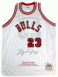 Image result for Michael Jordan Autographed Jersey