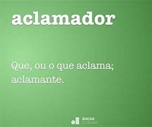 Image result for aclamador