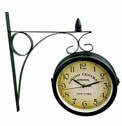 Image result for Double Sided Outdoor Clock