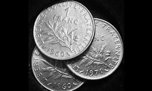Image result for French 1 Franc Coins