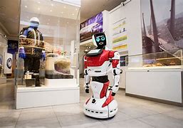 Image result for Museum Showcase Robot with Gun