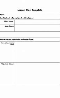 Image result for Simple Lesson Plan Examples