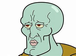 Image result for Squidward with Glasses Meme