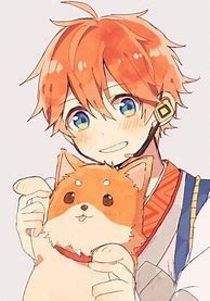 Image result for Cute Anime Boy Orange Hair
