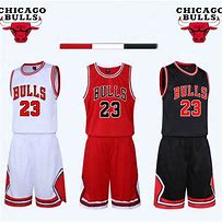 Image result for Chicago Bulls T-Shirt Jersey with Lines Red Black and White