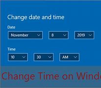 Image result for Change Date and Time Settings
