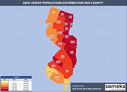 Image result for NJ Population Map