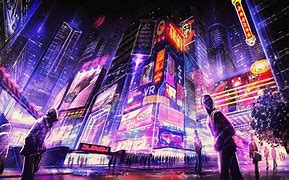 Image result for Futuristic City Night Desktop Wallpaper 4K