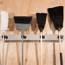 Image result for Roll Out Broom and Mop Holder