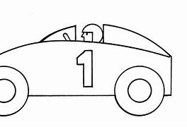 Image result for Race Car Black and White Outline