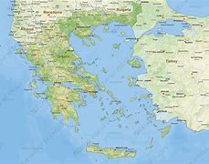 Image result for Small Map of Greece