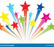 Image result for Colorful Shooting Star Clip Art
