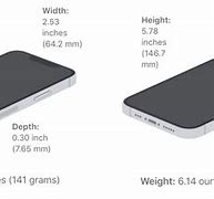 Image result for iPhone 13 Series Sizes