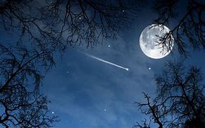Image result for Shooting Stars Moon