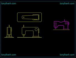 Image result for Sewing Machine AutoCAD Block