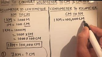 Image result for Kilometers to Centimeters Chart