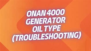 Image result for Onan Generator Emerald Plus 4000