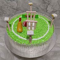 Image result for Cricket Ball Cake