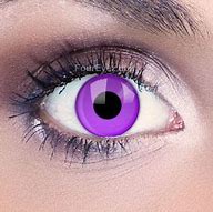 Image result for White Glow Contact Lenses