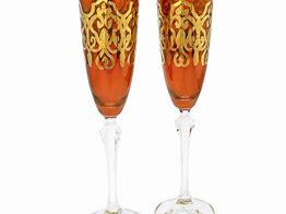 Image result for Murano Glass Champagne Flutes
