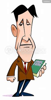 Image result for Stock Photos George Orwell Cartoon