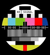 Image result for No Signal TV Sign