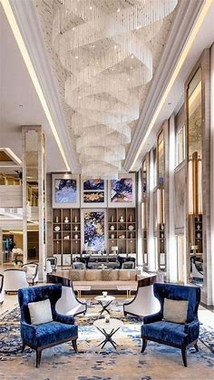Pin by Csillu on A te Pinjeid in 2023 | Lobby interior design, Hotel lobby design, Hotel interior lobby