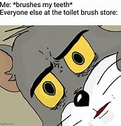 Image result for Toilet Brush Head Meme