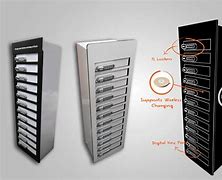 Image result for Cell Phone Charging Station Lockers