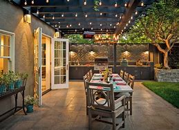 Image result for Back Yard Outdoor Sitting Area with TV