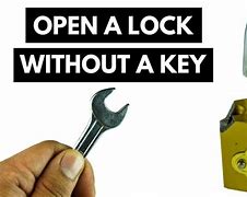 Image result for Unlocking a Door without a Key Hole in Side