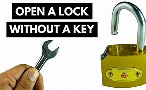 Image result for How to Open a Locked Door without a Key