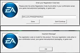 Image result for Registration Code EA