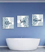 Image result for Bathroom Canvas Wall Art