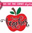 Image result for Cute Teacher Apple Clip Art