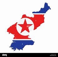 Image result for North Korea Flag Map