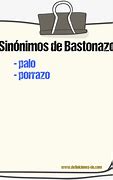 Image result for bastonazo