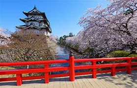 Image result for Japan Osaka Castle in Cherry Blossom