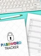 Image result for Free Printable Password Tracker PDFs