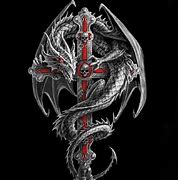 Image result for Gothic Dragon Cross Wallpaper