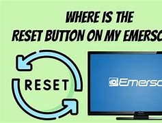Image result for Emerson LD195EMX TV Reset Button Location