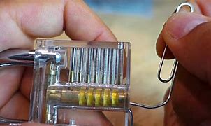 Image result for How to Make a Lockpick with a Paperclip