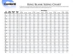 Image result for Accurate Ring Size Chart in Cm
