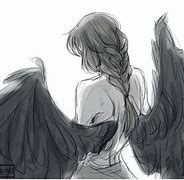 Image result for Girl with Broken Wings Drawing