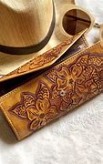 Image result for Handmade Tooled Leather Wallets