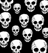 Image result for Black White Skull Wallpaper