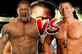 Image result for WWE Raw John Cena vs Batista