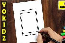 Image result for Drawing of an iPad with Icons