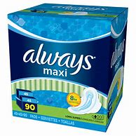 Image result for Always Maxi Pads Long Plus with Wings 12s